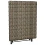 Gray synthetic rattan folding table 45x35x32 cm by vidaXL, Garden tables - Ref: Foro24-362252, Price: 29,54 €, Discount: %