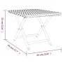 Gray synthetic rattan folding table 45x35x32 cm by vidaXL, Garden tables - Ref: Foro24-362252, Price: 29,54 €, Discount: %