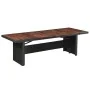 Synthetic rattan garden table solid acacia wood 240x90x74cm by vidaXL, Garden tables - Ref: Foro24-43940, Price: 287,70 €, Di...