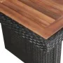 Synthetic rattan garden table solid acacia wood 240x90x74cm by vidaXL, Garden tables - Ref: Foro24-43940, Price: 287,70 €, Di...
