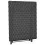 Black synthetic rattan folding table 45x35x32 cm by vidaXL, Garden tables - Ref: Foro24-362251, Price: 28,27 €, Discount: %