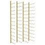 Wandflaschenhalter für 36 Flaschen 2 Einheiten goldenes Eisen von vidaXL, Weinregale - Ref: Foro24-340890, Preis: 112,46 €, R...