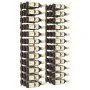 Wandflaschenhalter für 36 Flaschen 2 Einheiten goldenes Eisen von vidaXL, Weinregale - Ref: Foro24-340890, Preis: 112,46 €, R...