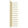 Wandflaschenhalter für 36 Flaschen 2 Einheiten goldenes Eisen von vidaXL, Weinregale - Ref: Foro24-340890, Preis: 112,46 €, R...