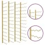 Wandflaschenhalter für 36 Flaschen 2 Einheiten goldenes Eisen von vidaXL, Weinregale - Ref: Foro24-340890, Preis: 112,46 €, R...