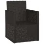 Gartensessel mit schwarzem synthetischem Rattankissen von vidaXL, Gartenstühle - Ref: Foro24-362322, Preis: 75,66 €, Rabatt: %