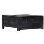Solid black mango wood coffee table 65x65x30 cm by vidaXL, Coffee table - Ref: Foro24-247986, Price: 226,15 €, Discount: %