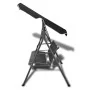 Gartenschaukelbank mit schwarzem Baldachin von vidaXL, Gartenwippen - Ref: Foro24-41421, Preis: 162,94 €, Rabatt: %