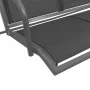 Garden swing bench with black canopy by vidaXL, Garden rockers - Ref: Foro24-41421, Price: 162,94 €, Discount: %