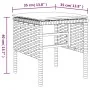 Garden stools 4 units with gray synthetic rattan cushions by vidaXL, Modular outdoor sofas - Ref: Foro24-362341, Price: 119,8...