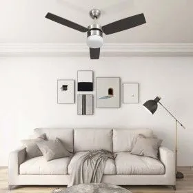 Deckenventilator mit Licht und dunkelbrauner Steuerung 108 cm von vidaXL, Deckenventilatoren - Ref: Foro24-51491, Preis: 144,...