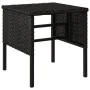 Garden stools 4 units with black synthetic rattan cushions by vidaXL, Modular outdoor sofas - Ref: Foro24-362340, Price: 105,...