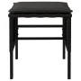 Garden stools 4 units with black synthetic rattan cushions by vidaXL, Modular outdoor sofas - Ref: Foro24-362340, Price: 105,...