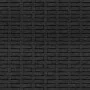 Gartenhocker 4-teilig mit schwarzen synthetischen Rattankissen von vidaXL, Modulare Sofas für den Außenbereich - Ref: Foro24-...