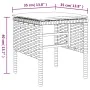 Garden stools 4 units with black synthetic rattan cushions by vidaXL, Modular outdoor sofas - Ref: Foro24-362340, Price: 105,...