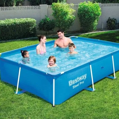 Bestway Steel Pro pool with steel structure 259x170x61cm 56403 by Bestway, Swimming pools - Ref: Foro24-91596, Price: 83,19 €...