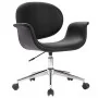 Drehbarer Esszimmerstuhl aus schwarzem Kunstleder von vidaXL, Essstühle - Ref: Foro24-287391, Preis: 124,25 €, Rabatt: %