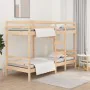 Solid pine wood bunk bed 90x200 cm by vidaXL, Beds and slatted bases - Ref: Foro24-3139829, Price: 237,81 €, Discount: %