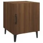 Bedside table 2 units plywood oak brown color by vidaXL, Nightstands - Ref: Foro24-817320, Price: 49,21 €, Discount: %