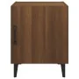 Bedside table 2 units plywood oak brown color by vidaXL, Nightstands - Ref: Foro24-817320, Price: 49,21 €, Discount: %