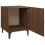 Bedside table 2 units plywood oak brown color by vidaXL, Nightstands - Ref: Foro24-817320, Price: 49,21 €, Discount: %
