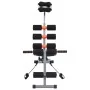 Entrenador de abdominales en forma de L con cuerdas elásticas de vidaXL, Bancos de ejercicio - Ref: Foro24-92478, Precio: 93,...