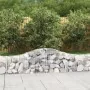 Gabion baskets 5 units, arched shape, iron, 200x30x40/60 cm by vidaXL, Pots and planters - Ref: Foro24-3145370, Price: 241,70...