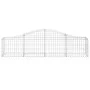 Gabion baskets 5 units, arched shape, iron, 200x30x40/60 cm by vidaXL, Pots and planters - Ref: Foro24-3145370, Price: 241,70...