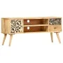 TV-Schrank aus massivem Mangoholz, 100 x 30 x 45 cm von vidaXL, TV-Möbel - Ref: Foro24-247999, Preis: 119,50 €, Rabatt: %