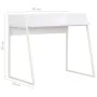 Weißer Schreibtisch 90x60x88 cm von vidaXL, Schreibtische - Ref: Foro24-20267, Preis: 80,30 €, Rabatt: %