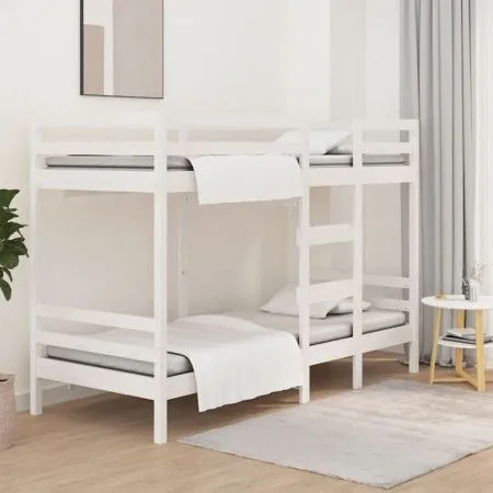 Etagenbett aus massivem Kiefernholz, 90 x 200 cm von vidaXL, Betten und Lattenroste - Ref: Foro24-3139830, Preis: 275,00 €, R...