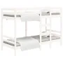 Etagenbett aus massivem Kiefernholz, 90 x 200 cm von vidaXL, Betten und Lattenroste - Ref: Foro24-3139830, Preis: 275,00 €, R...
