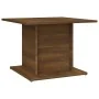 Oak brown engineered wood coffee table 55.5x55.5x40 cm by vidaXL, Coffee table - Ref: Foro24-813097, Price: 29,56 €, Discount: %