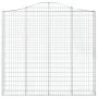 Gabionenkörbe 7 Stk. Bogenform Eisen 200x30x180/200 cm von vidaXL, Töpfe und Pflanzgefäße - Ref: Foro24-3145519, Preis: 915,1...