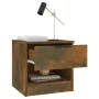 Nachttische 2 Stück geräuchertes Eichensperrholz von vidaXL, Nachttische - Ref: Foro24-817046, Preis: 44,79 €, Rabatt: %