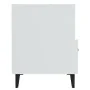 Nachttische 2 Stück glänzend weißes Sperrholz von vidaXL, Nachttische - Ref: Foro24-812037, Preis: 66,47 €, Rabatt: %