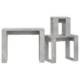 Stackable tables 3 pieces plywood gray concrete by vidaXL, Side tables - Ref: Foro24-808607, Price: 43,41 €, Discount: %