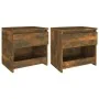 Bedside tables 2 units plywood oak 40x30x39 cm by vidaXL, Nightstands - Ref: Foro24-815130, Price: 45,94 €, Discount: %