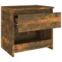 Bedside tables 2 units plywood oak 40x30x39 cm by vidaXL, Nightstands - Ref: Foro24-815130, Price: 45,94 €, Discount: %
