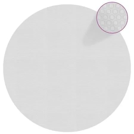 Cubierta solar de piscina de PE flotante gris 527 cm de vidaXL, Cubiertas para piscina - Ref: Foro24-93003, Precio: 64,18 €, ...