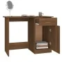 Schreibtisch aus braunem Eichensperrholz, 100 x 50 x 76 cm von vidaXL, Schreibtische - Ref: Foro24-815422, Preis: 76,79 €, Ra...