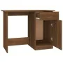 Schreibtisch aus braunem Eichensperrholz, 100 x 50 x 76 cm von vidaXL, Schreibtische - Ref: Foro24-815422, Preis: 76,79 €, Ra...