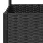 Planter with black PP trellis 120x120x136 cm by vidaXL, Pots and planters - Ref: Foro24-318277, Price: 207,84 €, Discount: %