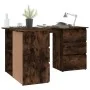 Eckschreibtisch aus geräuchertem Eichensperrholz, 145 x 100 x 76 cm von vidaXL, Schreibtische - Ref: Foro24-815441, Preis: 14...