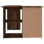 Eckschreibtisch aus geräuchertem Eichensperrholz, 145 x 100 x 76 cm von vidaXL, Schreibtische - Ref: Foro24-815441, Preis: 14...