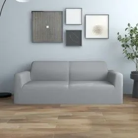 Elastic cover for 2-seater armchair gray polyester jersey by vidaXL, Covers - Ref: Foro24-332941, Price: 27,26 €, Discount: %