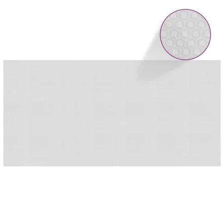 Cubierta solar de piscina de PE flotante gris 450x220 cm de vidaXL, Cubiertas para piscina - Ref: Foro24-93007, Precio: 43,46...