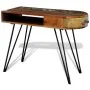 Schreibtisch aus recyceltem Massivholz mit Eisenbeinen von vidaXL, Schreibtische - Ref: Foro24-241641, Preis: 176,99 €, Rabat...