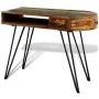 Schreibtisch aus recyceltem Massivholz mit Eisenbeinen von vidaXL, Schreibtische - Ref: Foro24-241641, Preis: 176,99 €, Rabat...