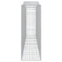 Gabion baskets 2 pcs arc shape iron 400x50x140/160 cm by vidaXL, Pots and planters - Ref: Foro24-3145982, Price: 442,28 €, Di...